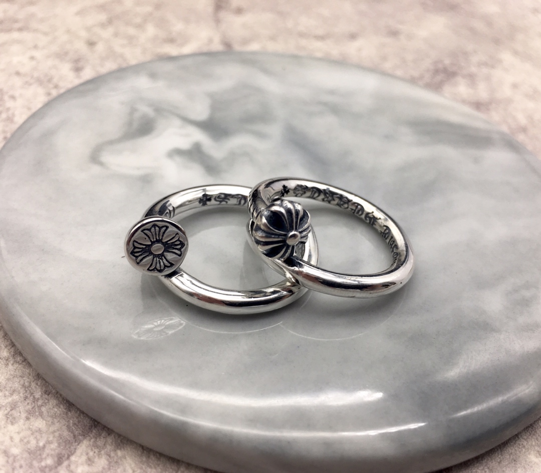 Chrome Hearts Cross Nail Spike Open Ring