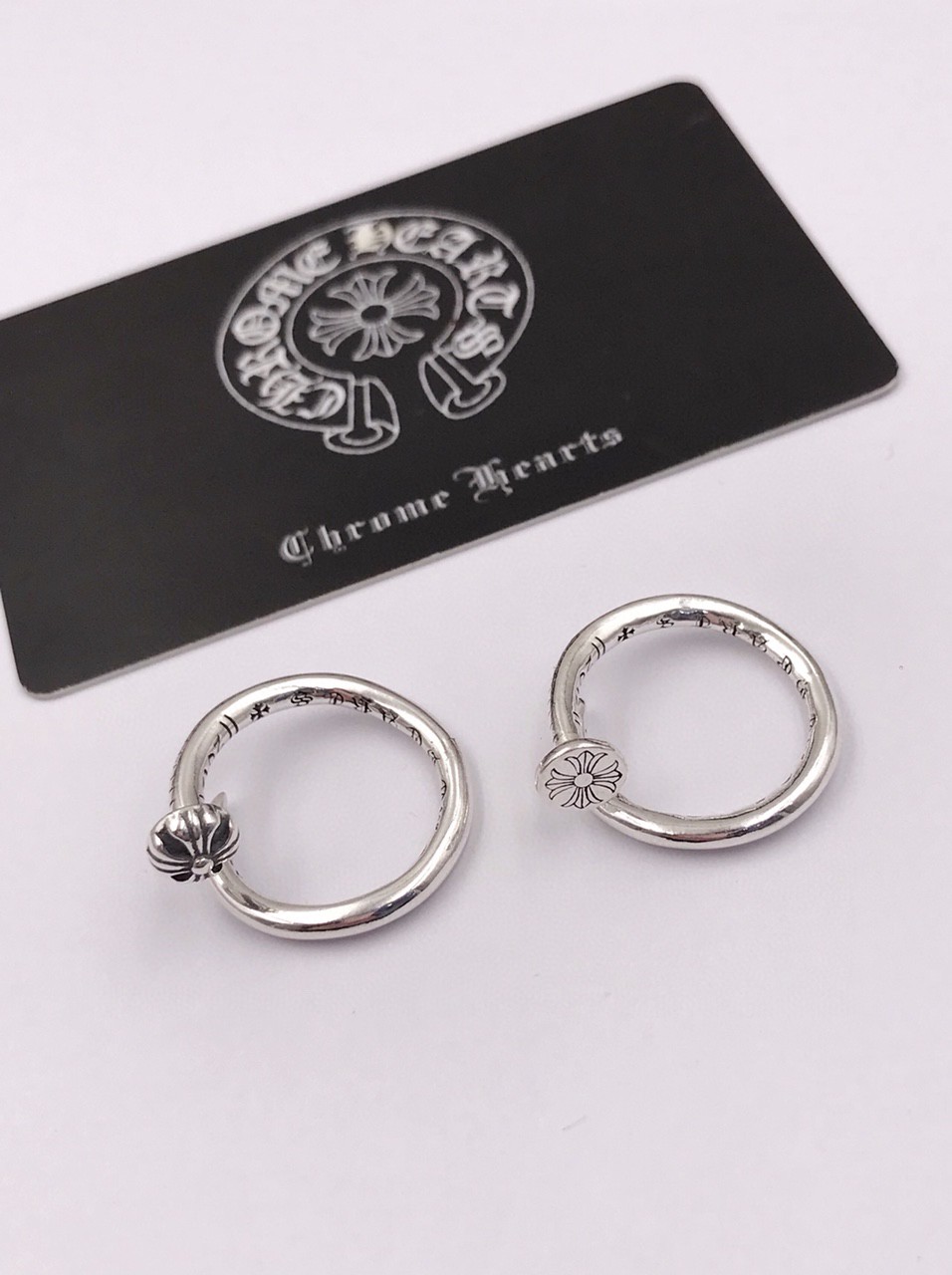 Chrome Hearts Cross Nail Spike Open Ring view