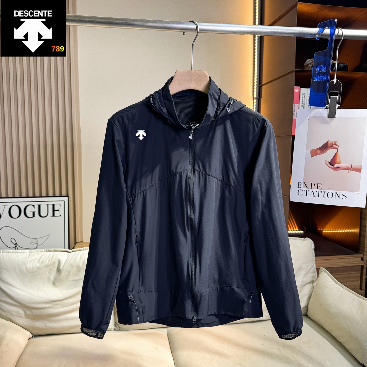 Descente Unisex Hooded Sun-Protection Shell Jacket UPF 170+ view