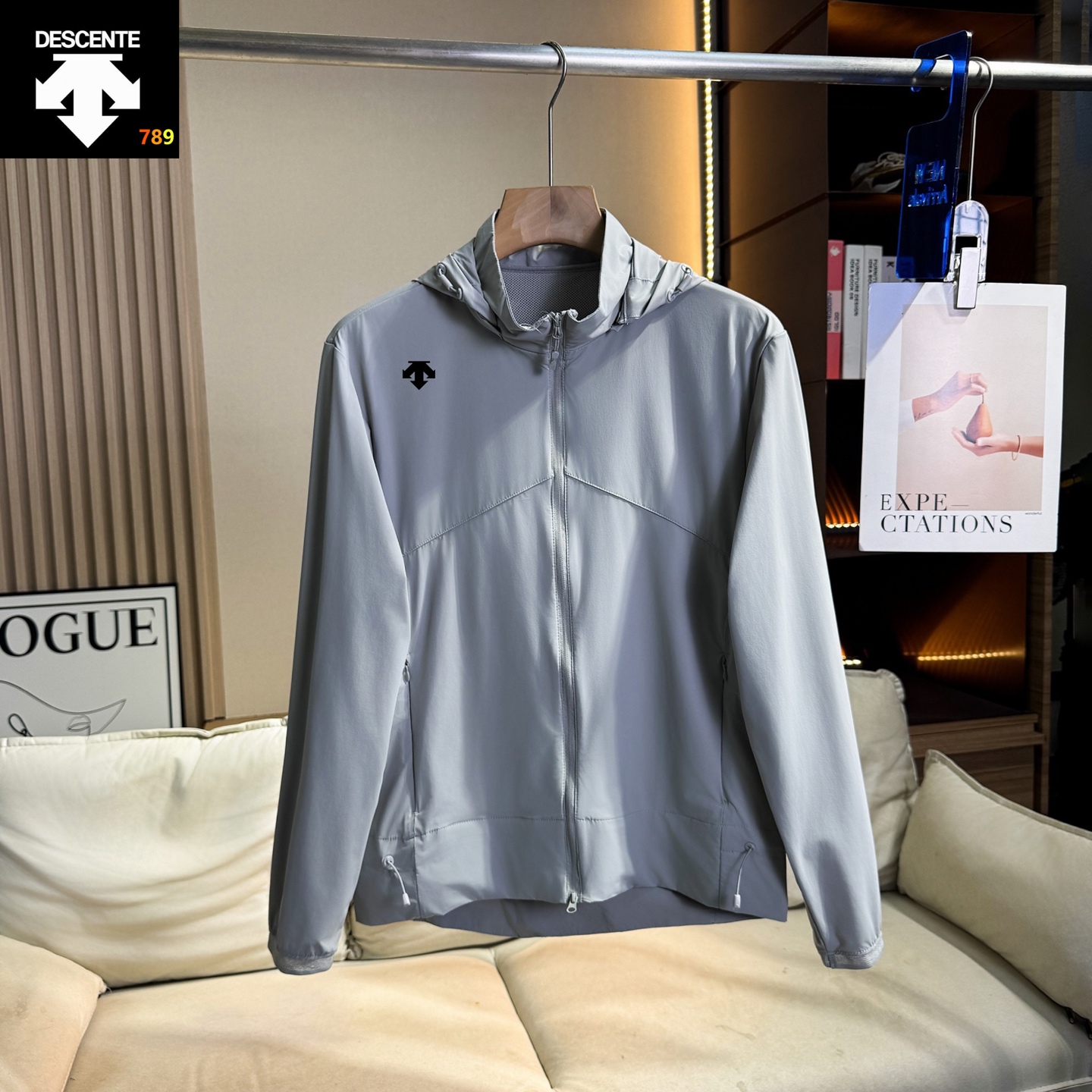 Descente Unisex Hooded Sun-Protection Shell Jacket UPF 170+ view