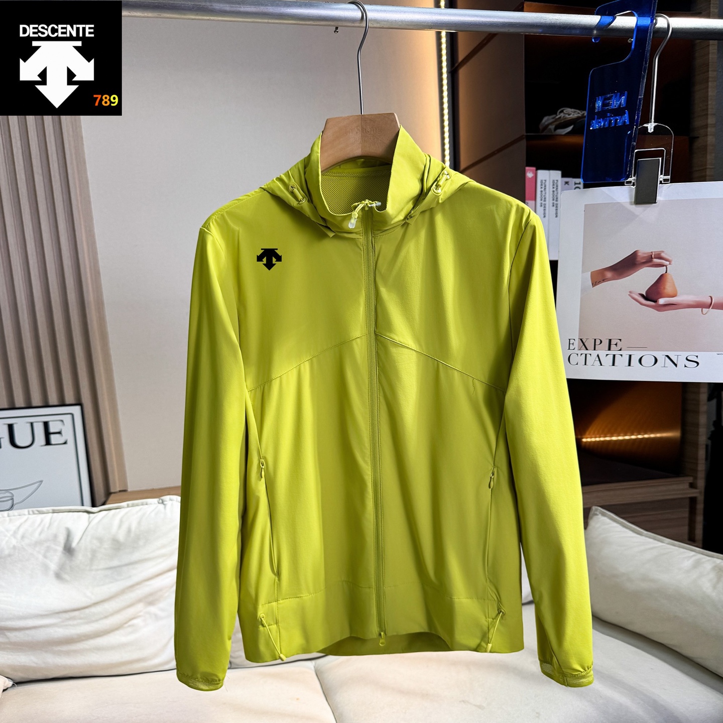 Descente Unisex Hooded Sun-Protection Shell Jacket UPF 170+ view