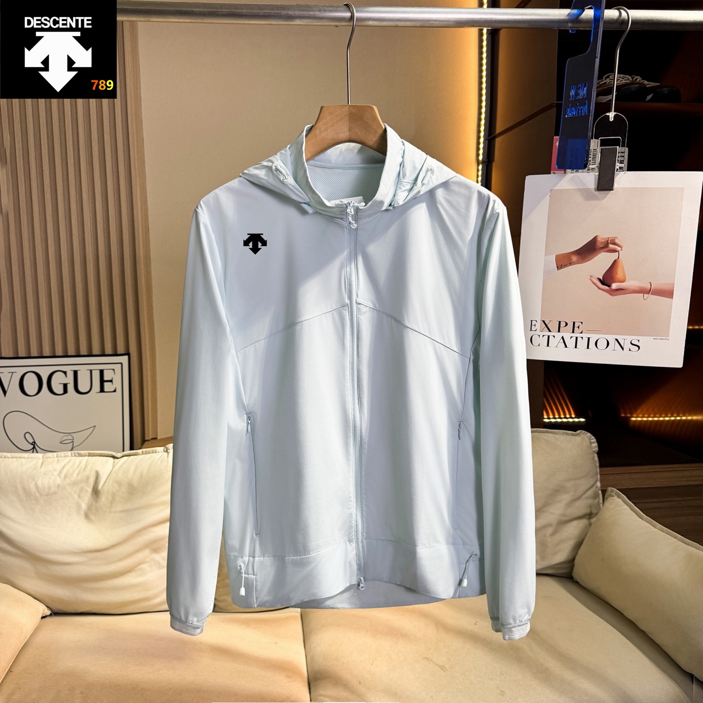Descente Unisex Hooded Sun-Protection Shell Jacket UPF 170+ view