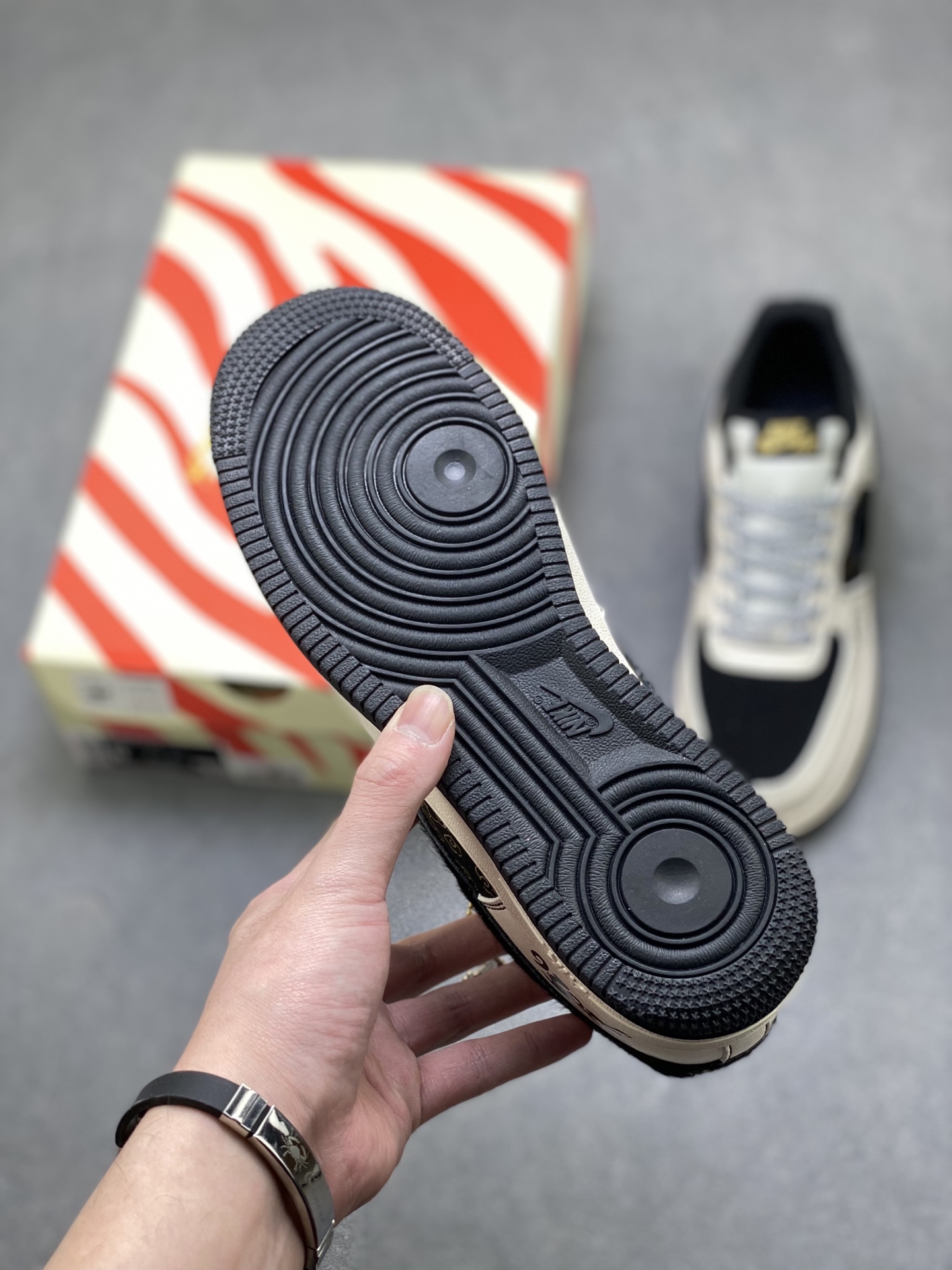 Nike Air Force 1 Low Black White view