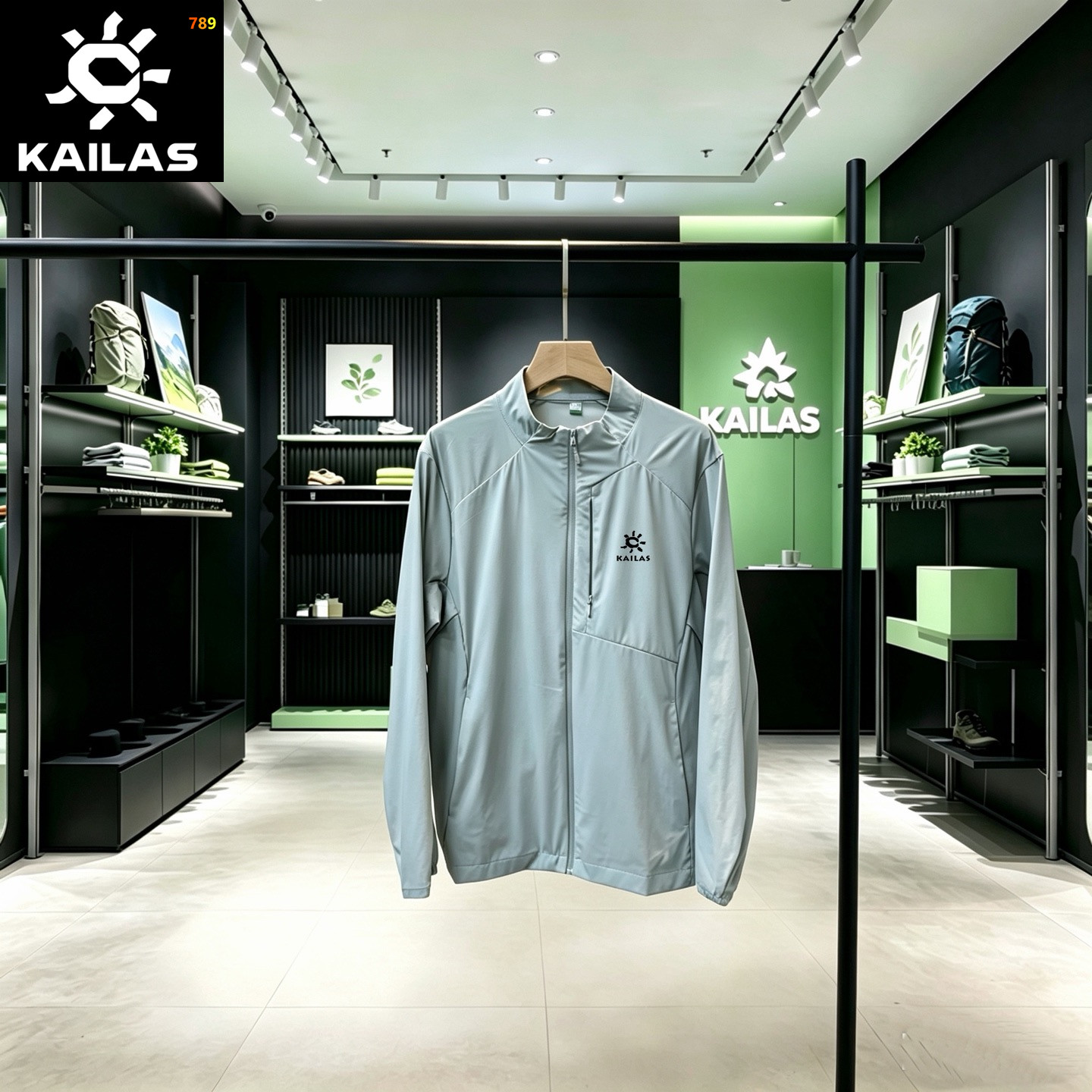 Kailas Stand-Collar Sun Protection Skin Jacket view