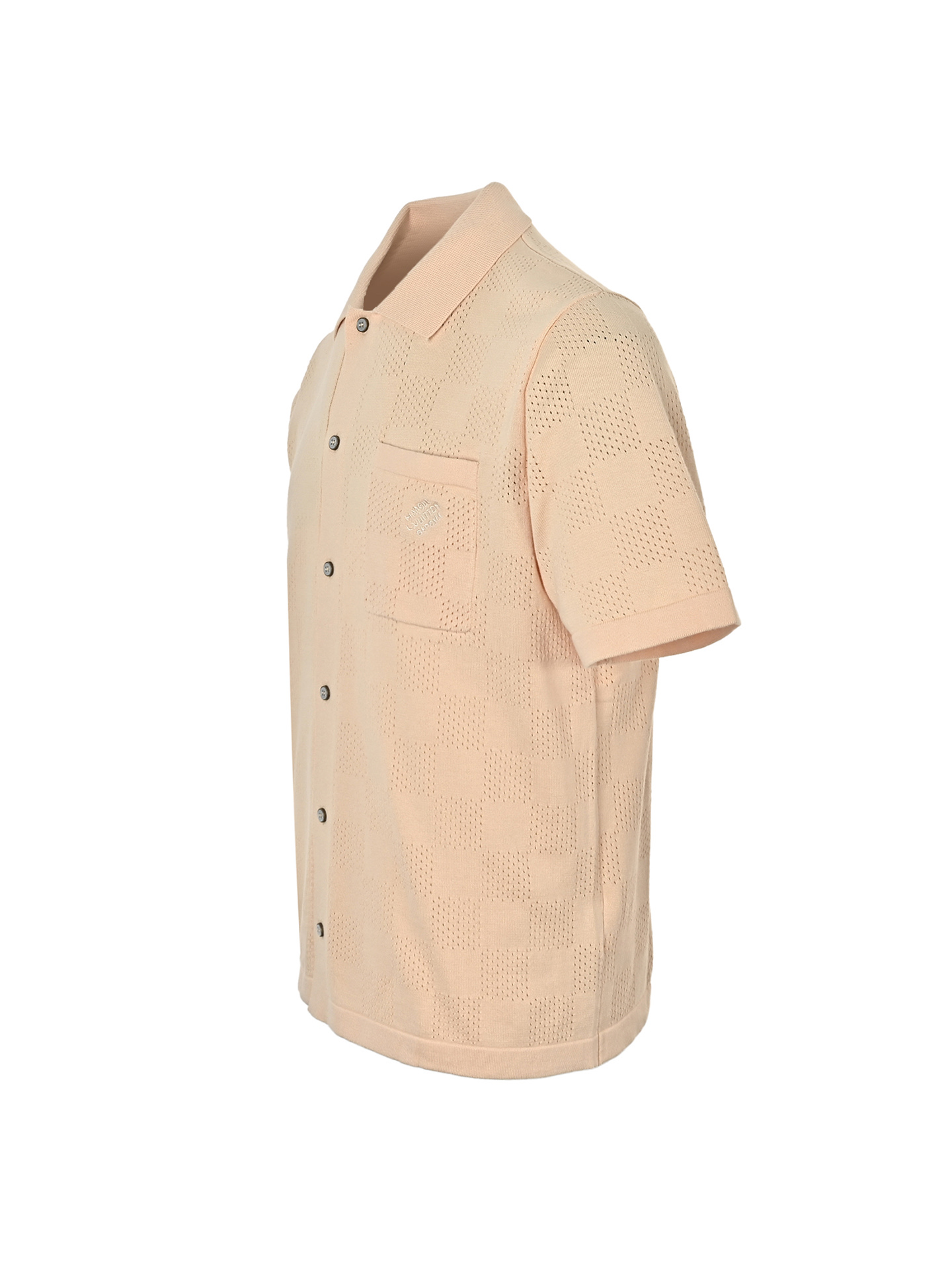 Louis Vuitton Damier Striped Short-Sleeve Shirt view
