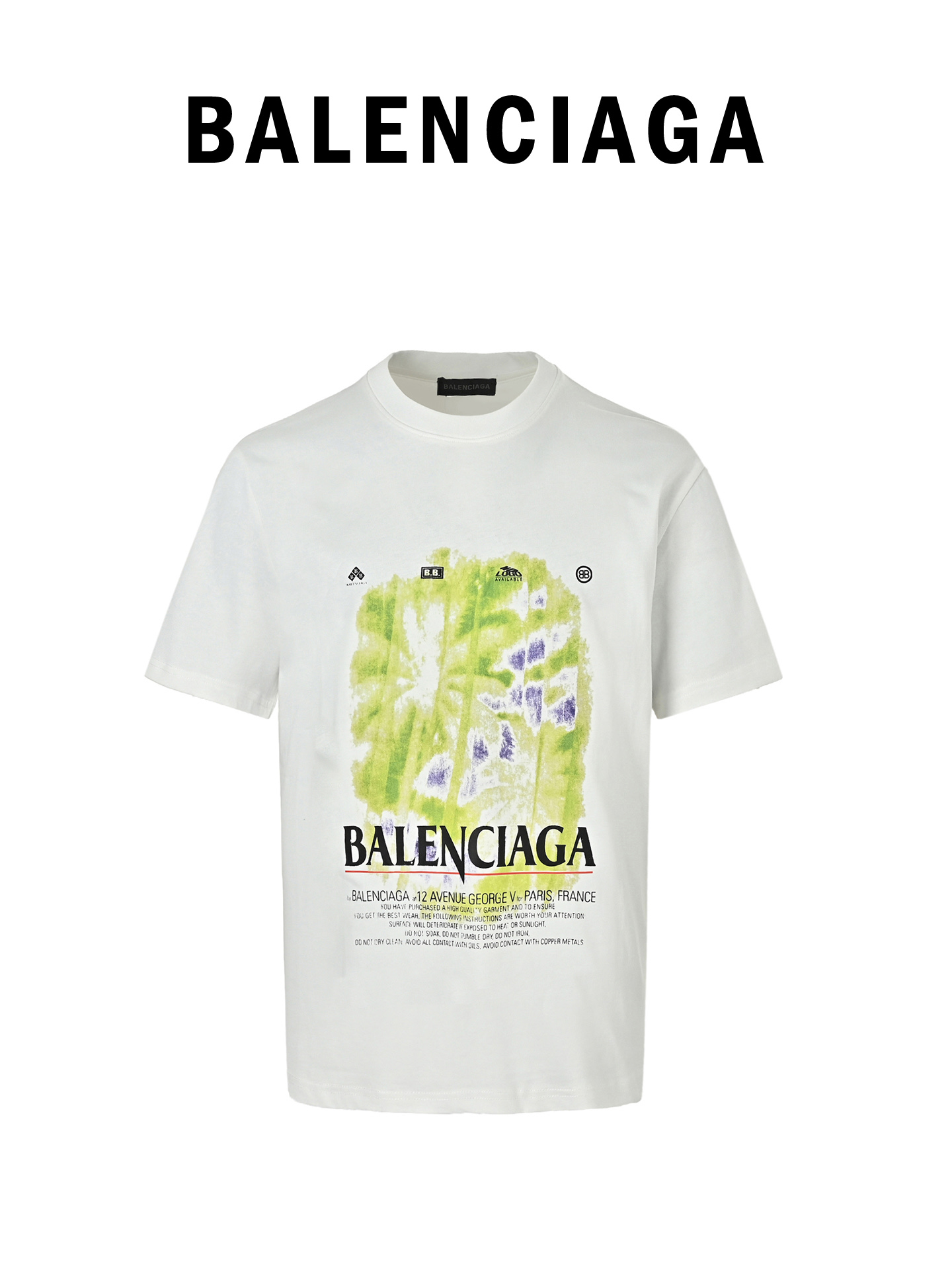 Balenciaga Coconut Tree Graphic Tee