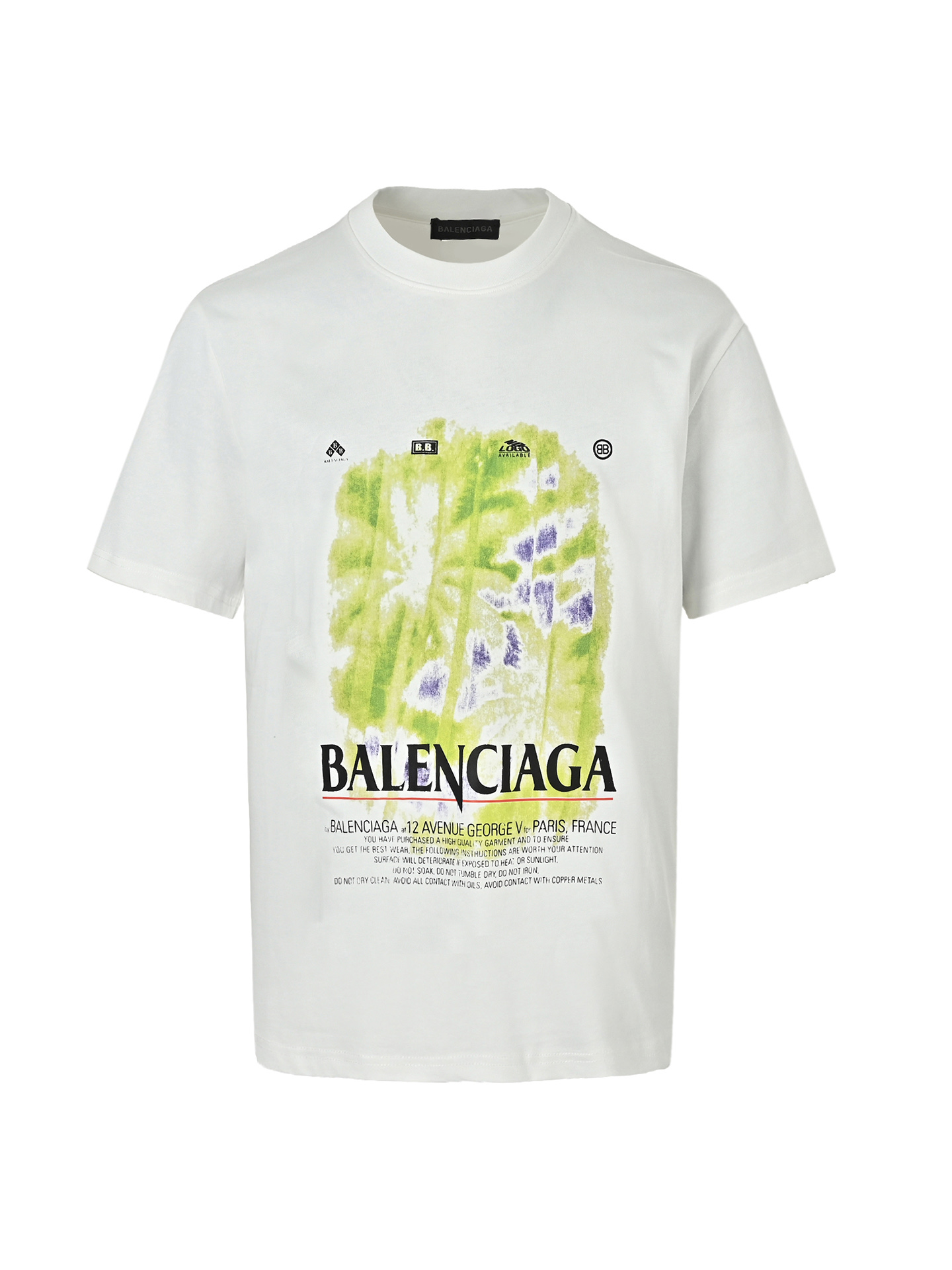 Balenciaga Coconut Tree Graphic Tee view
