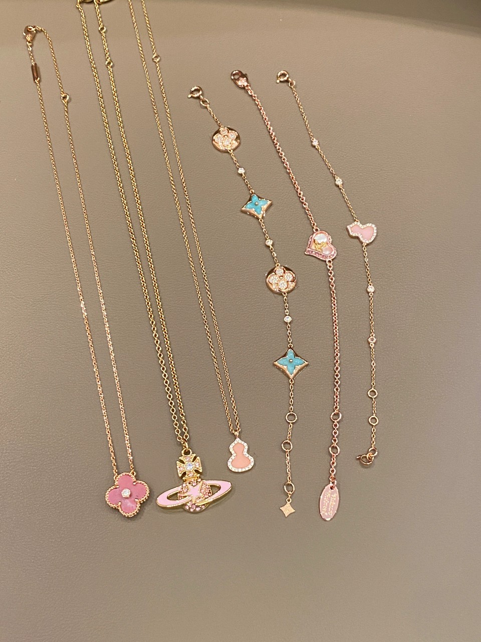 VCA Gourd Lucky Charm Necklace Multi-Brand Set view