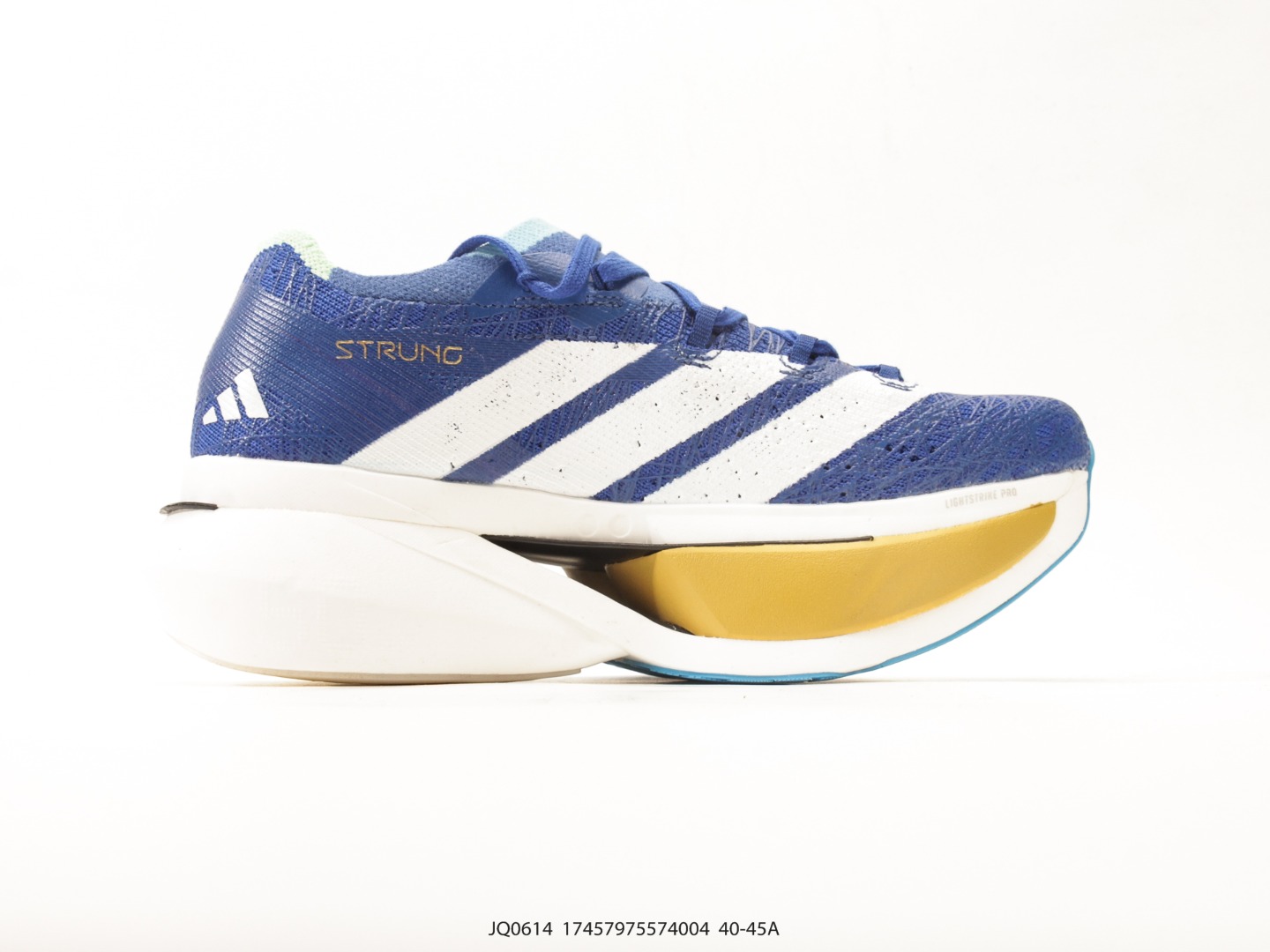 Adidas Adizero Prime X 2.0 Blue White Yellow view