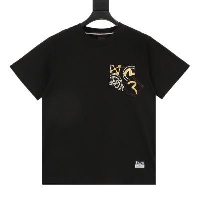 Evisu 25SS Multi-Pocket Multi-Print Wide T-Shirt