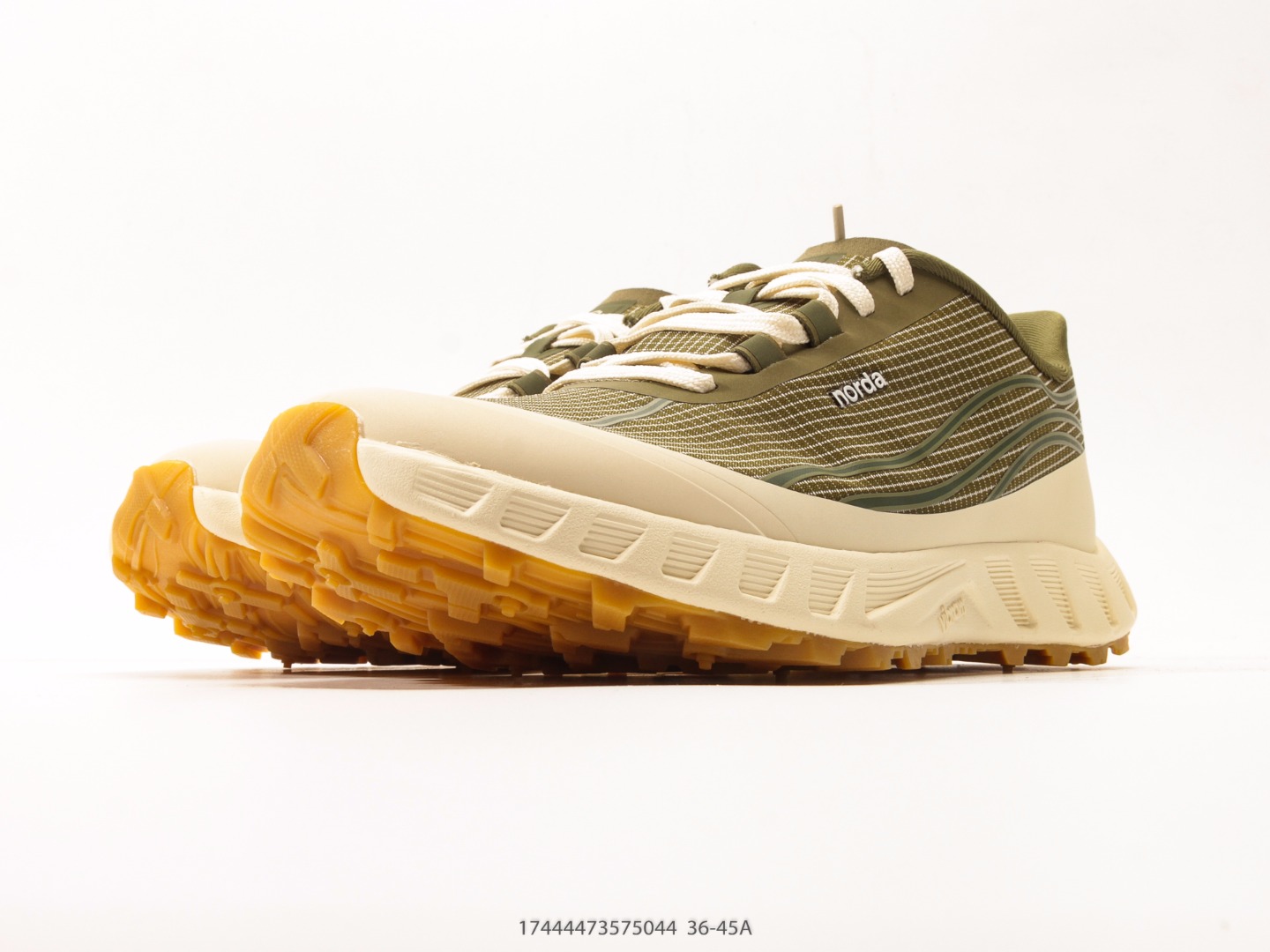 Norda 002 Dyneema Trail Runner Olive view