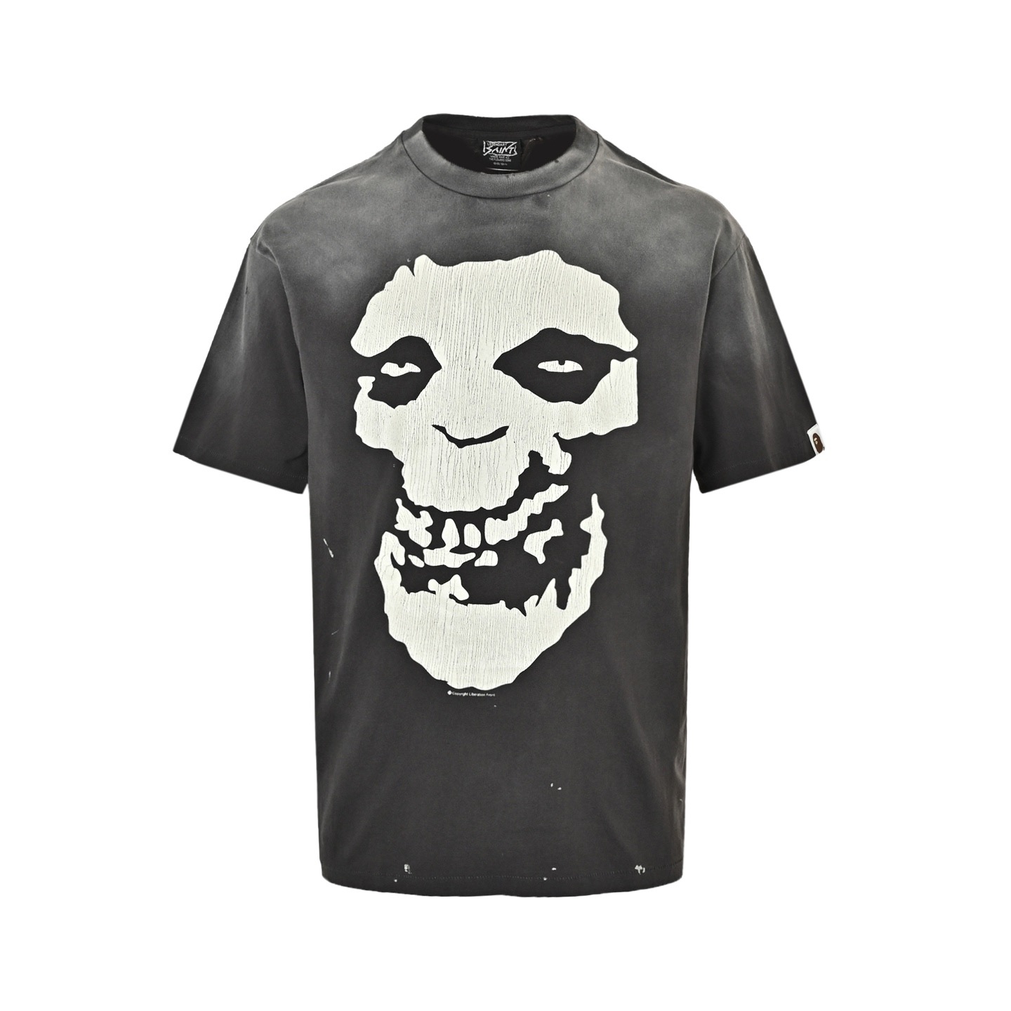 Saint Michael Skull Print Short-Sleeve Tee