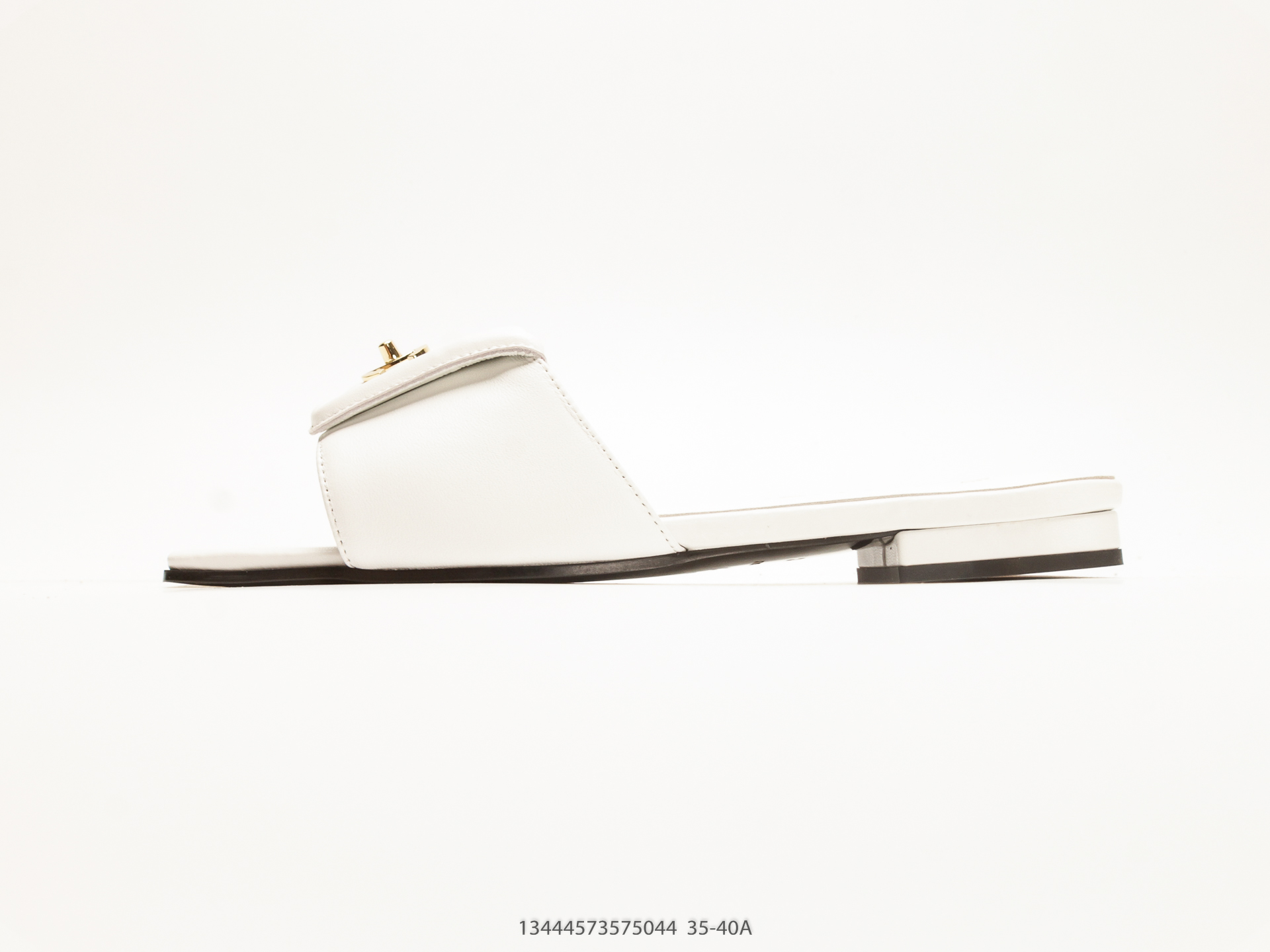 Chanel 26S Suede Calfskin Open-Toe Flat Slide view