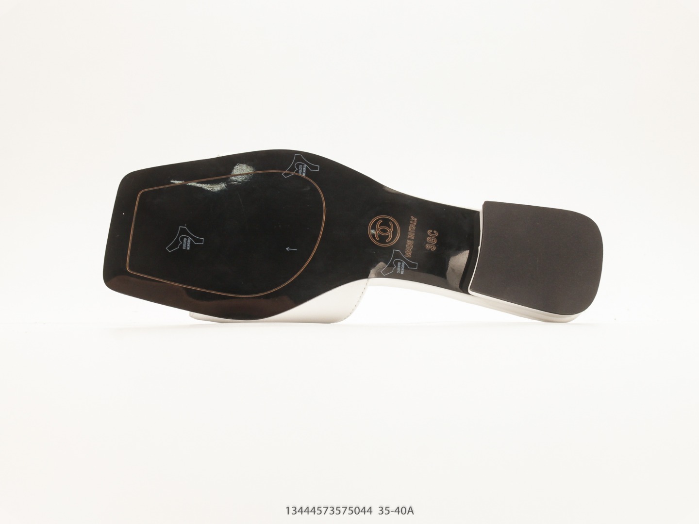 Chanel 26S Suede Calfskin Open-Toe Flat Slide view