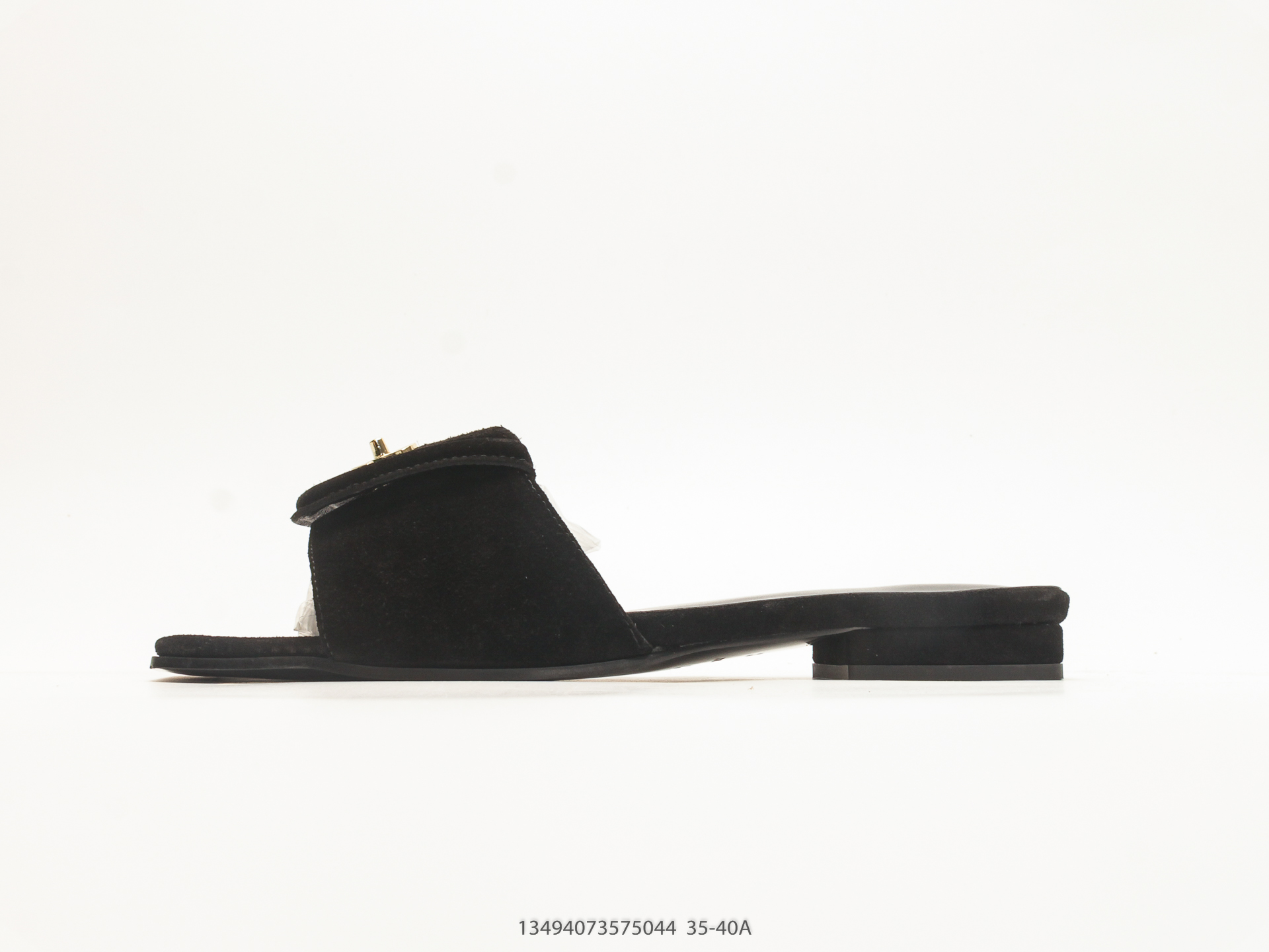 Chanel 26S Cut-Out Slide Sandal Black view