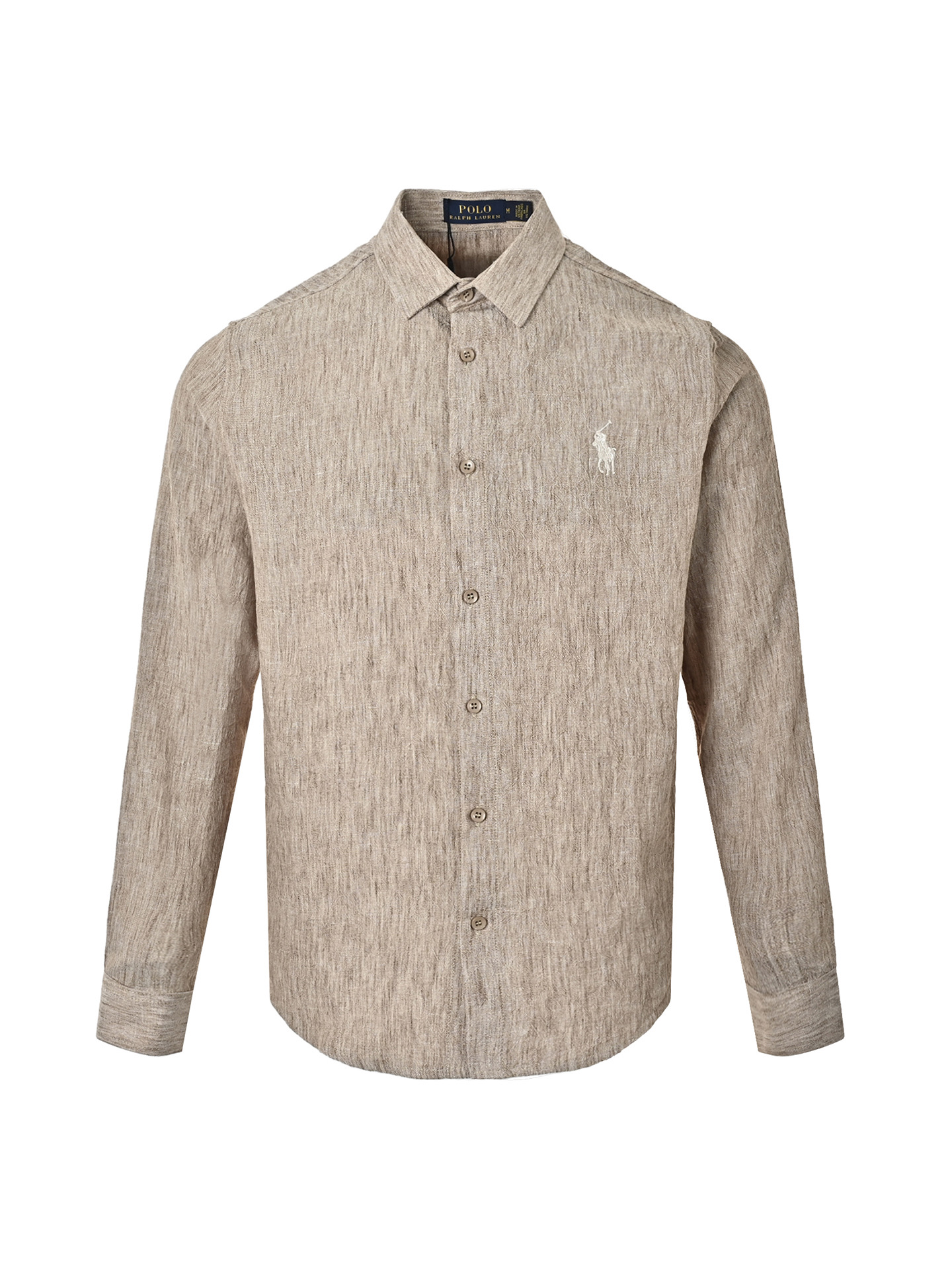 Polo Ralph Lauren Gold Thread Equestrian Linen Shirt view