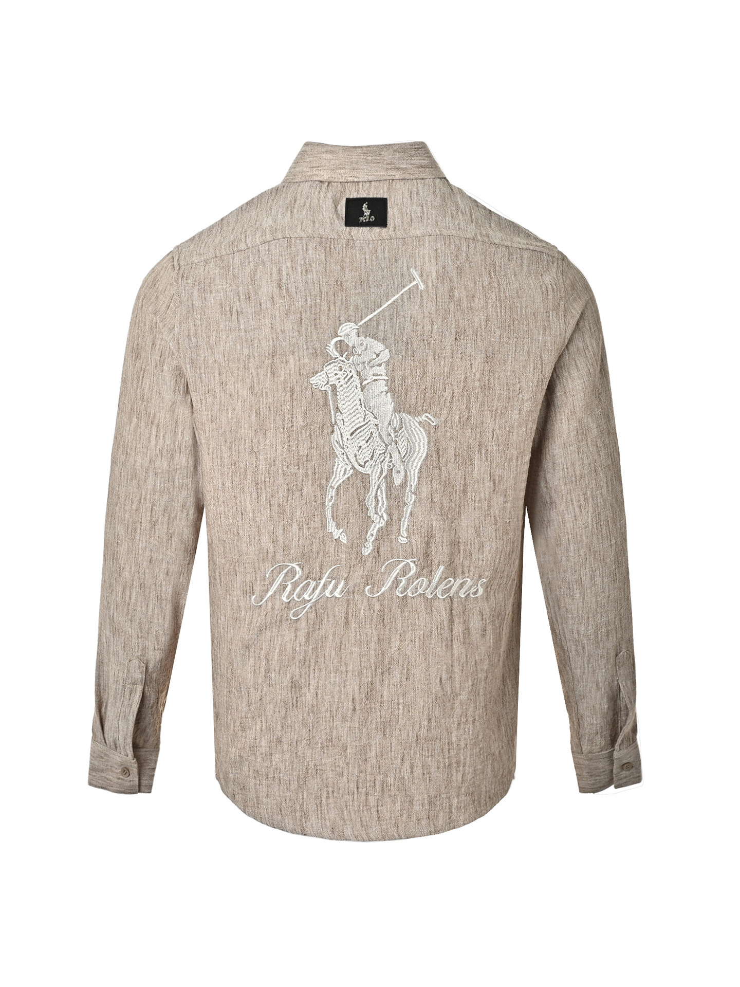 Polo Ralph Lauren Gold Thread Equestrian Linen Shirt view