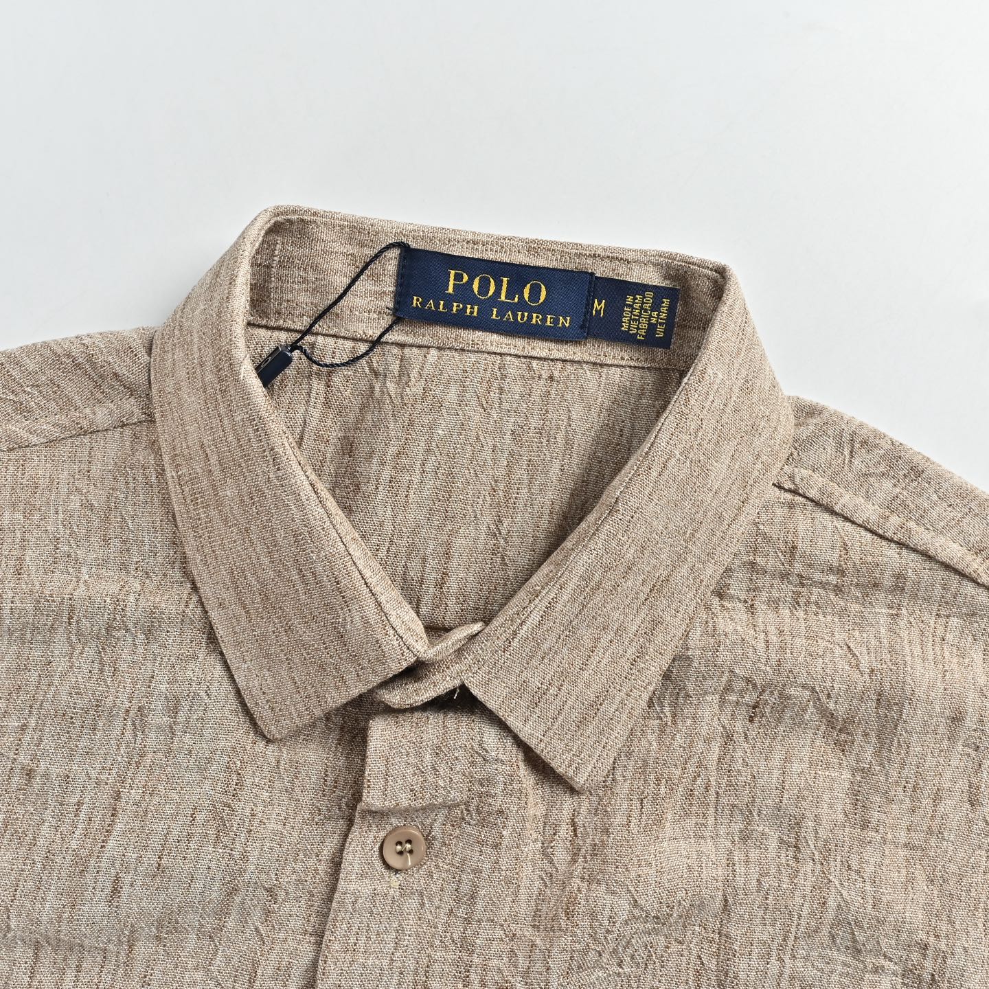 Polo Ralph Lauren Gold Thread Equestrian Linen Shirt view