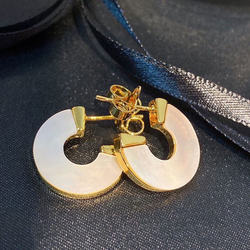 Vivienne Westwood Classic White Mother-of-Pearl Earrings