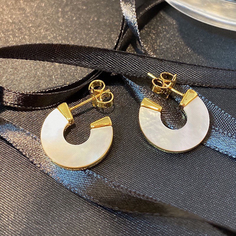 Vivienne Westwood Classic White Mother-of-Pearl Earrings view