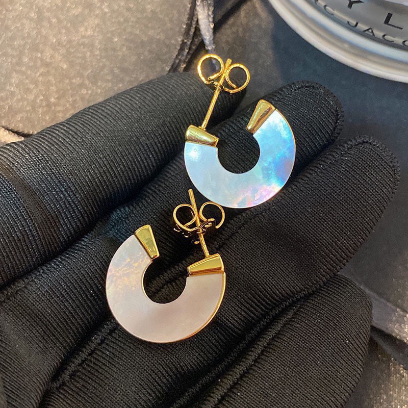 Vivienne Westwood Classic White Mother-of-Pearl Earrings view