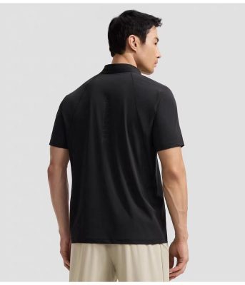 Descente Silicone Logo Sport Polo Shirt view 3