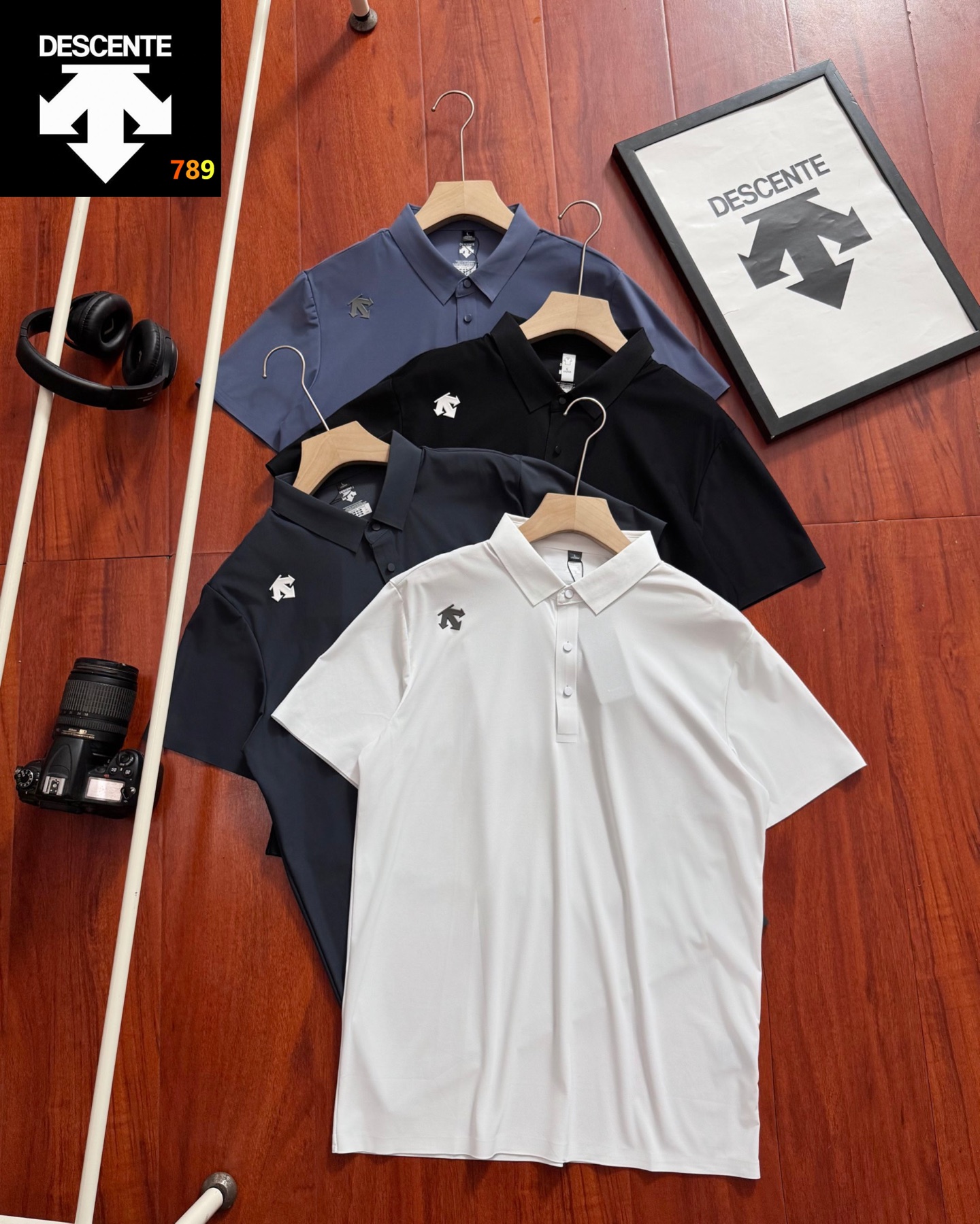 Descente Ice-Feel Half-Zip POLO Shirt view