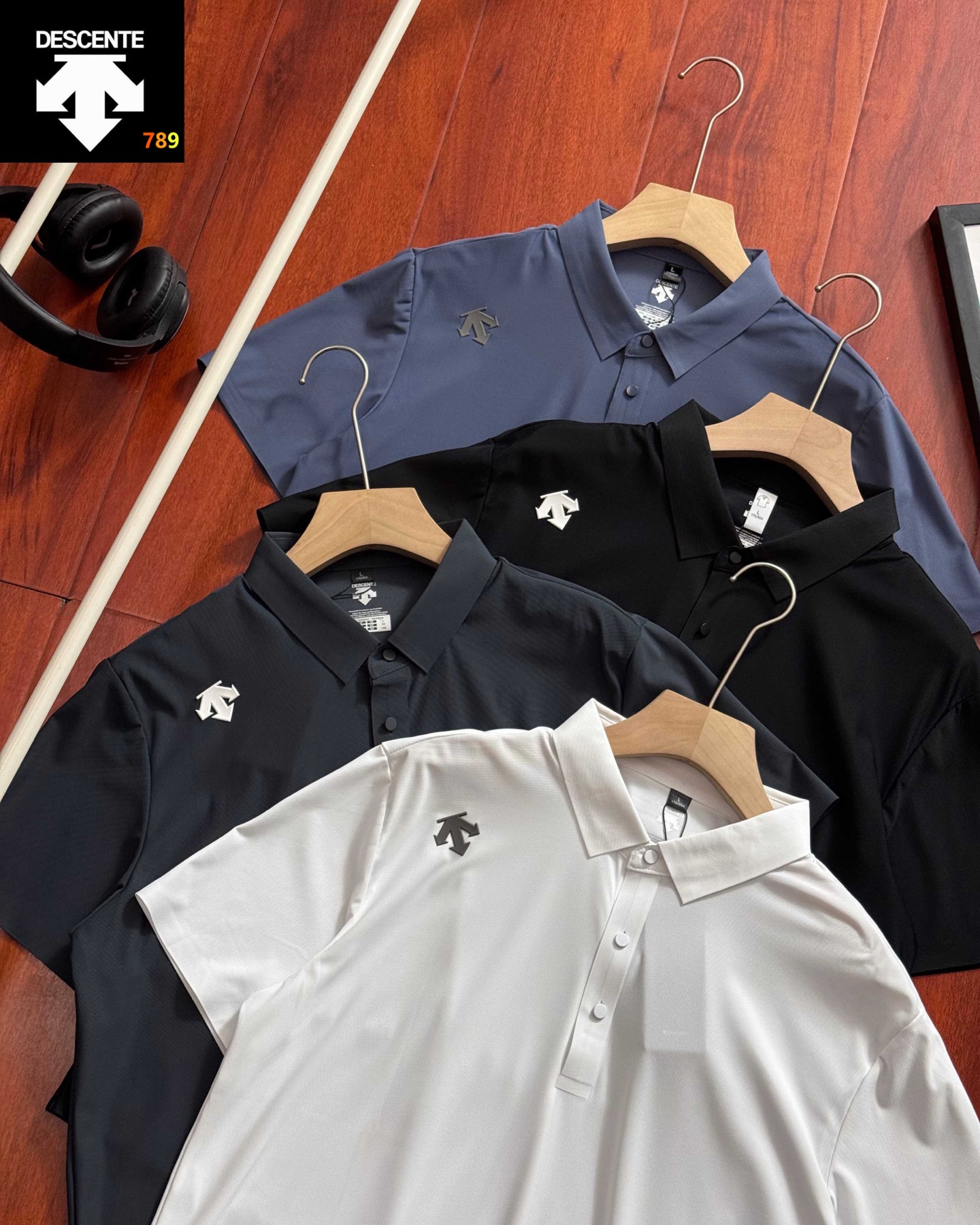Descente Ice-Feel Half-Zip POLO Shirt view